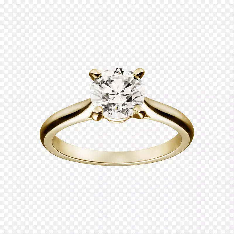 订婚戒指卡地亚钻石结婚戒指浪漫婚戒