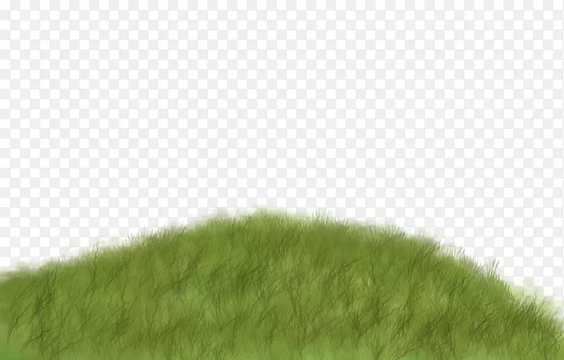 草坪绿草树型-创意绿草