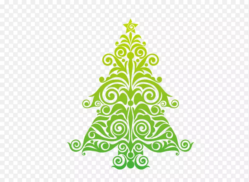 圣诞树-绿树