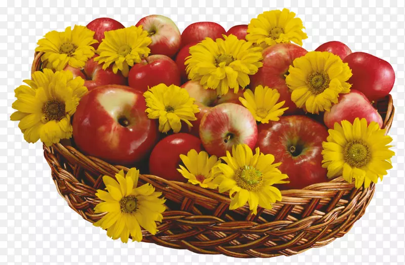 花苹果1080 p篮子壁纸-3D水果彩绘水果