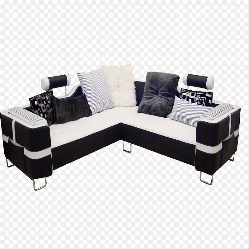 黑白沙发床-黑白沙发