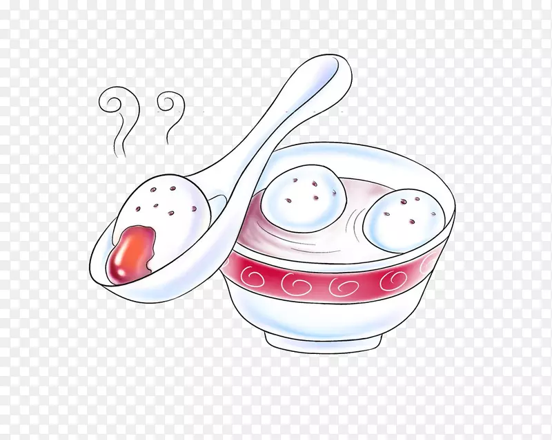汤圆糯米-一碗糯米球