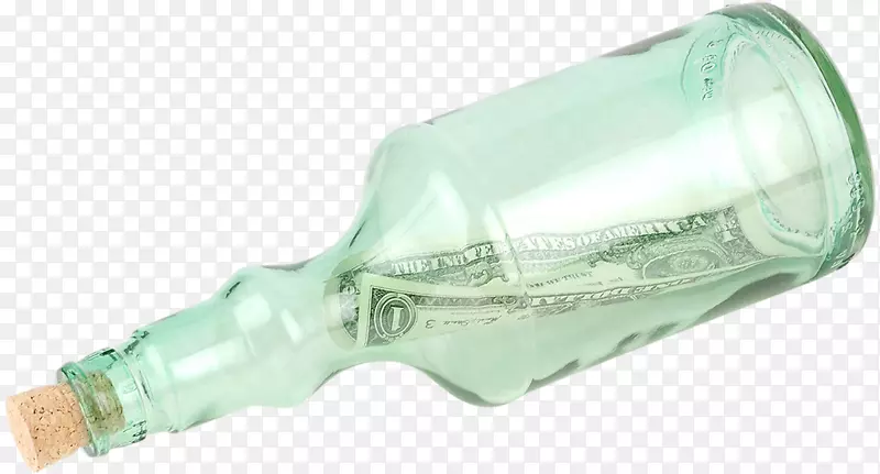 玻璃瓶塑料水绿瓶