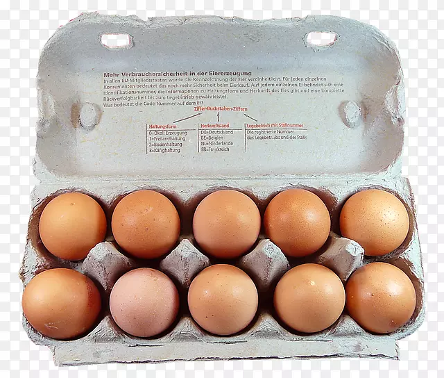 鸡华夫饼鸡蛋纸箱超市盒装鸡蛋物理图