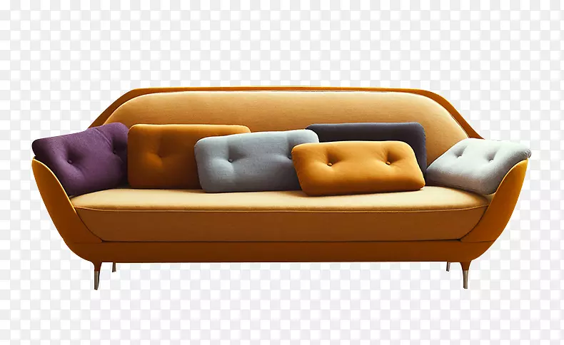 沙发家具Fritz Hansen椅子餐厅-黄色欧洲舒适沙发材料