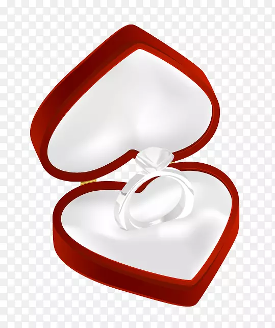 心形结婚戒指-情人节礼物-钻石戒指