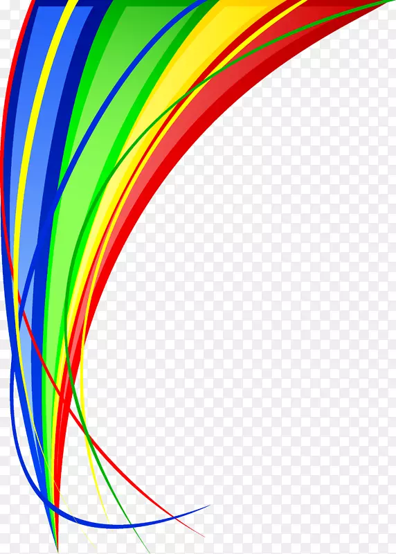 彩虹线-彩色条纹