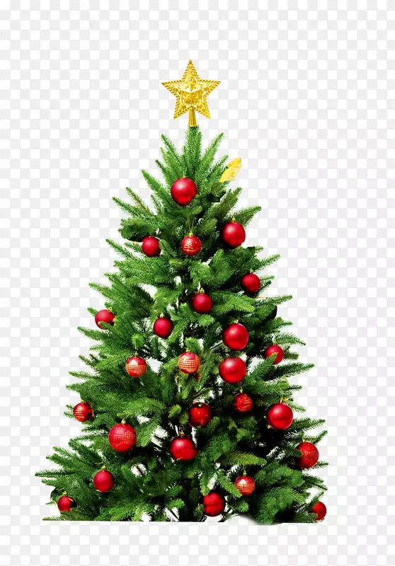 圣诞老人新年树人工圣诞树-简单圣诞树