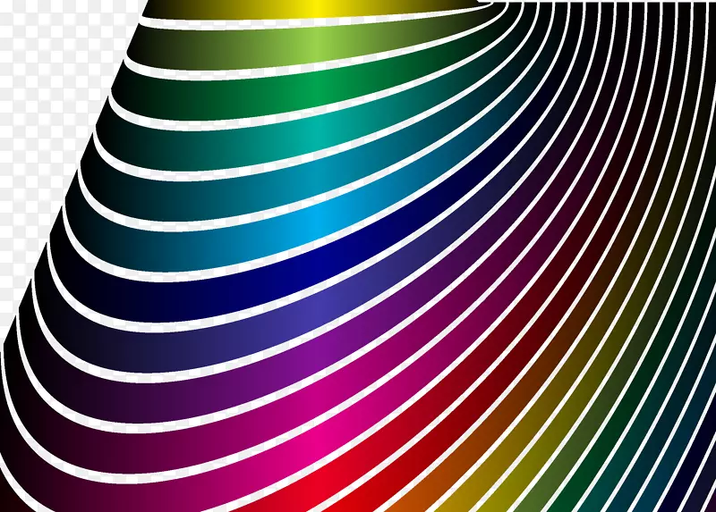 科技图景-彩色条纹