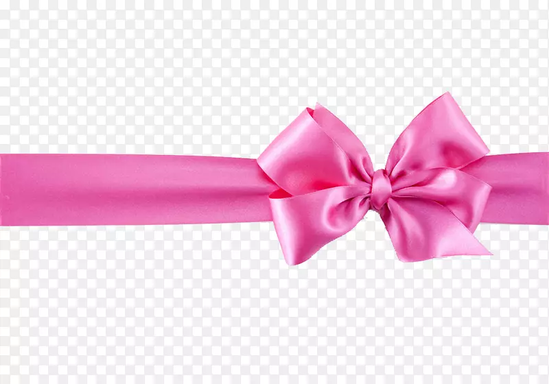 粉红缎带装饰-粉红色装饰蝴蝶结