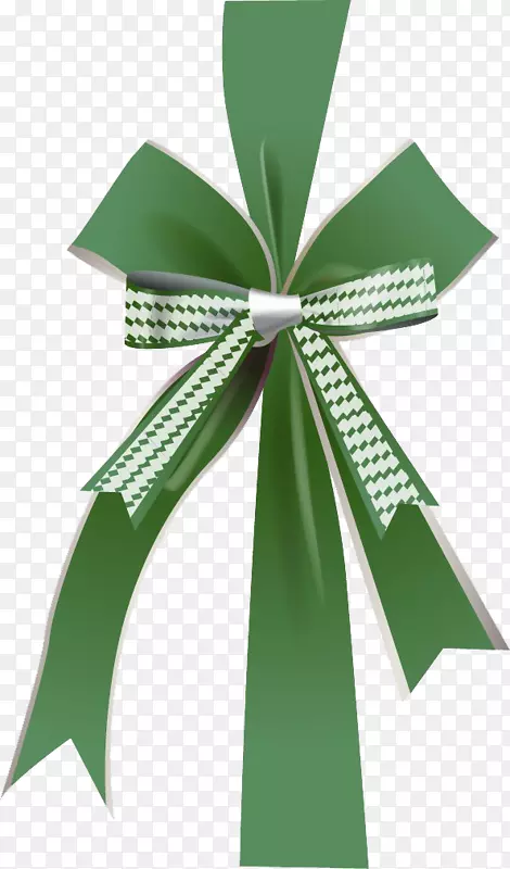 绿色丝带-美丽的绿色蝴蝶结