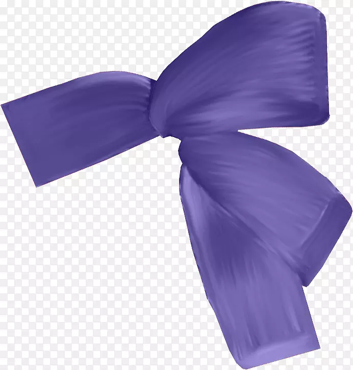 紫色剪彩艺术-缎带蝴蝶结