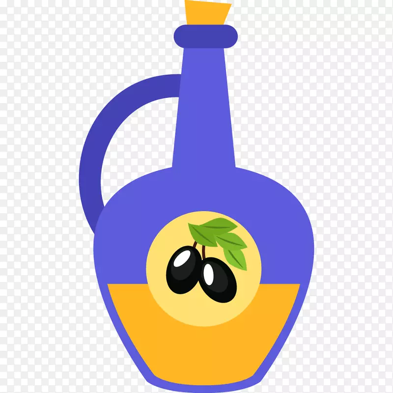 橙汁果汁瓶-瓶中的果汁