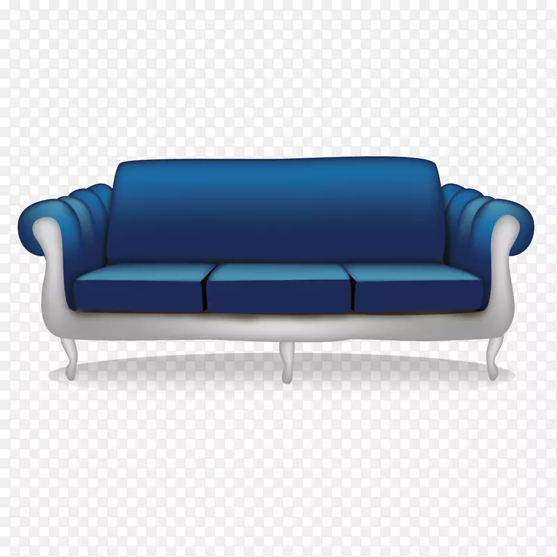 沙发床下载-蓝色沙发