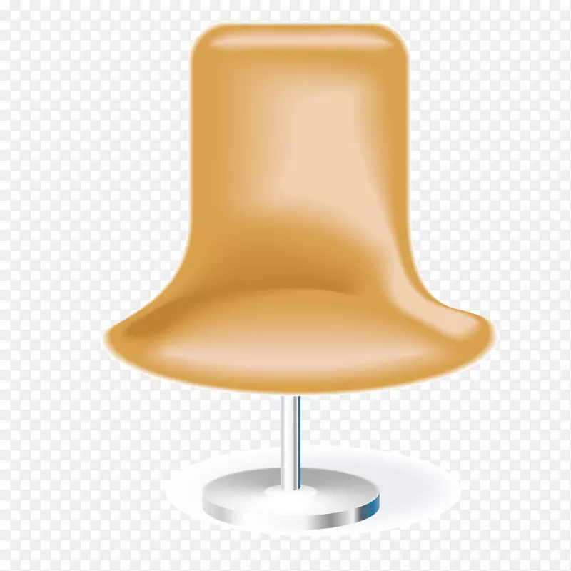 椅子橙色办公室-皮质沙发