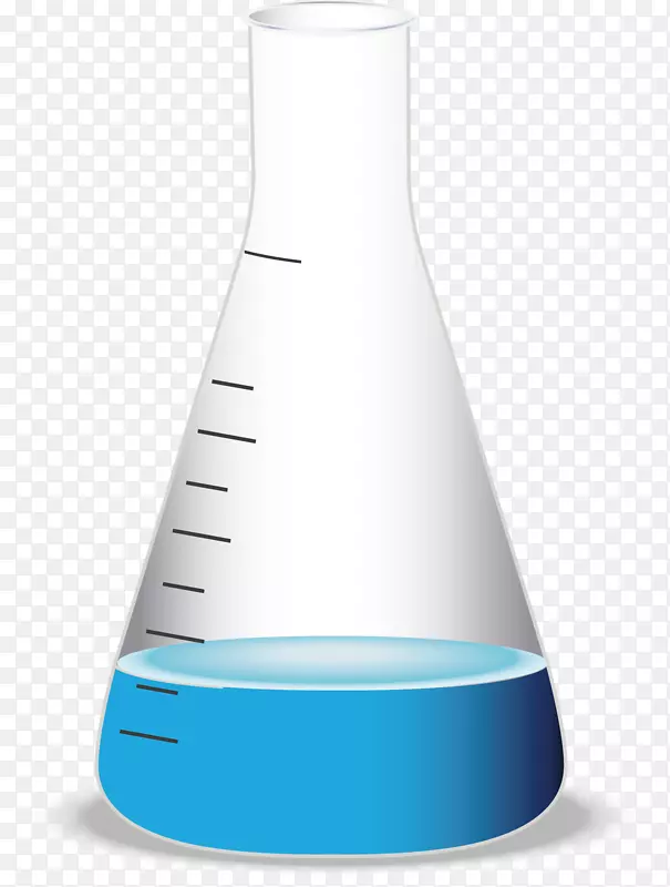 实验室瓶Erlenmeyer烧瓶烧杯插图-瓶