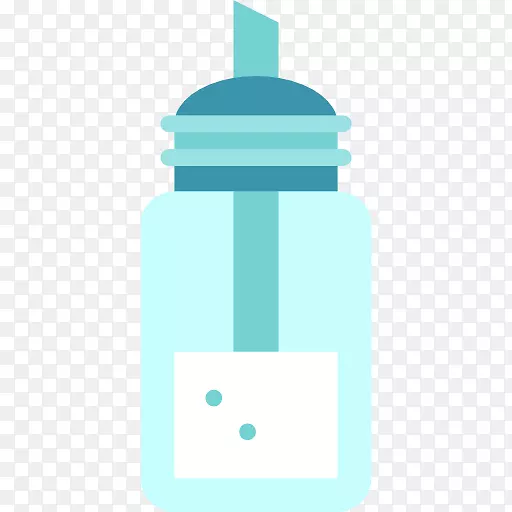 水瓶可伸缩图形图标-喂料瓶