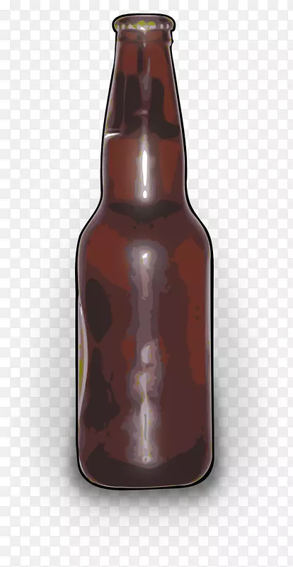 啤酒瓶，玻璃瓶，焦糖色，棕褐色瓶