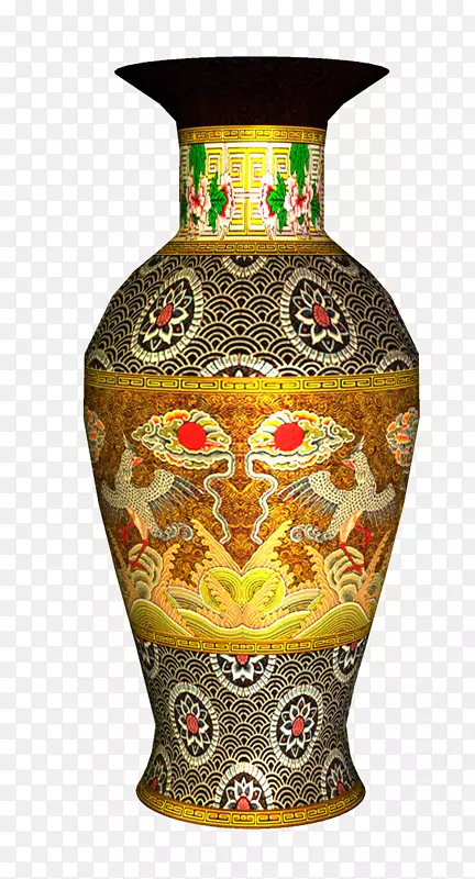 陶瓷金瓶