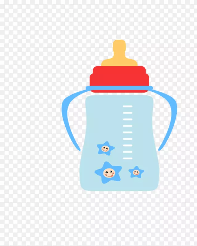 婴儿奶瓶婴儿夹艺术喂养瓶