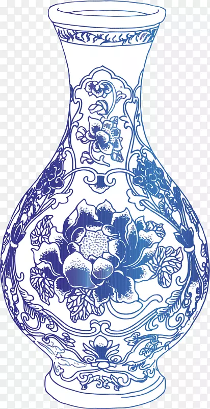 青花陶瓷瓶