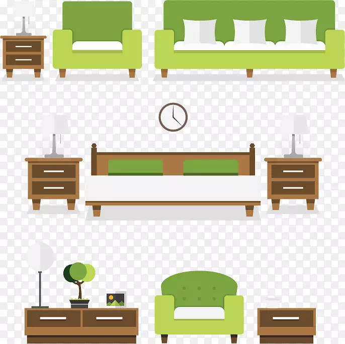 家具室内设计服务客厅家用柜沙发起居室