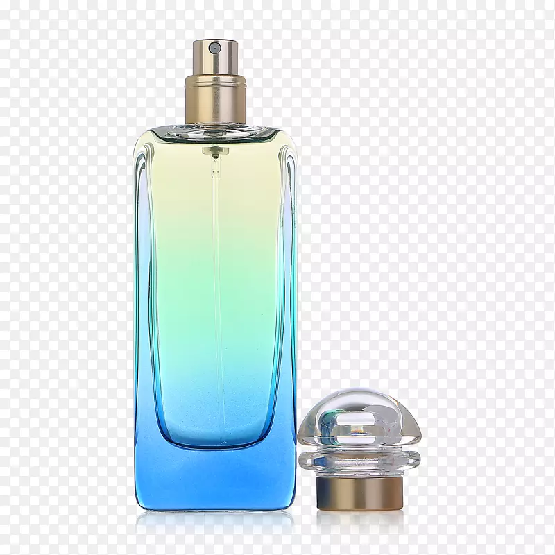 蓝色香水瓶-一瓶香水