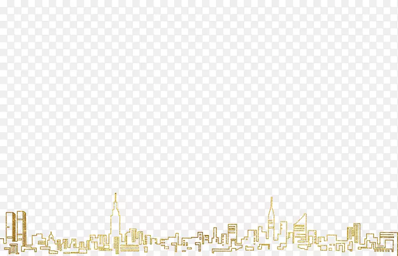 图案-金色城市轮廓