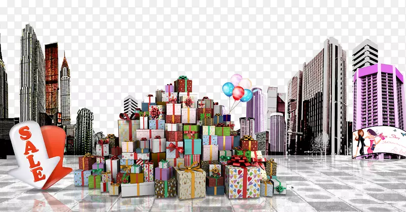 礼品海报箱-城市礼品盒