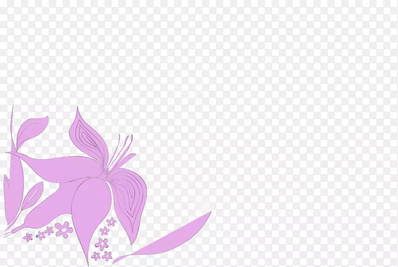 花瓣电脑图案-紫色花饰