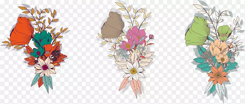 花卉设计-精美的花卉装饰PNG图片素材下载_图片编号467981-PNG素材网