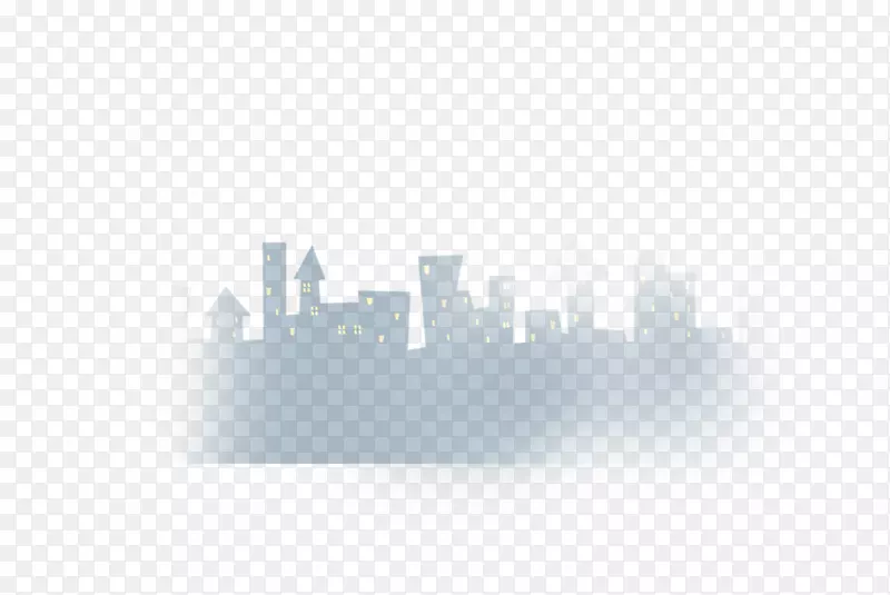 剪影城市灰色-灰色剪影城市