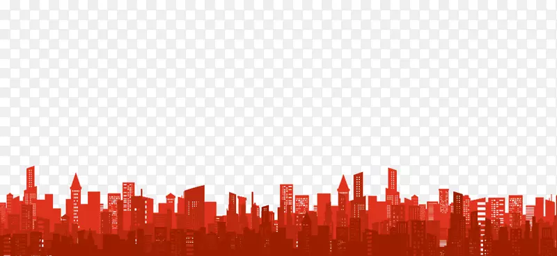 红色建筑工程建筑.红色城市建筑材料