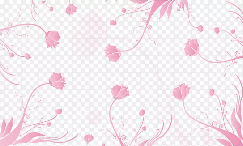 纺织花瓣图案-花卉装饰
