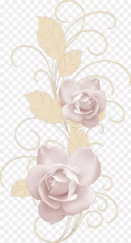 纸园玫瑰创意材料.花纹彩绘花