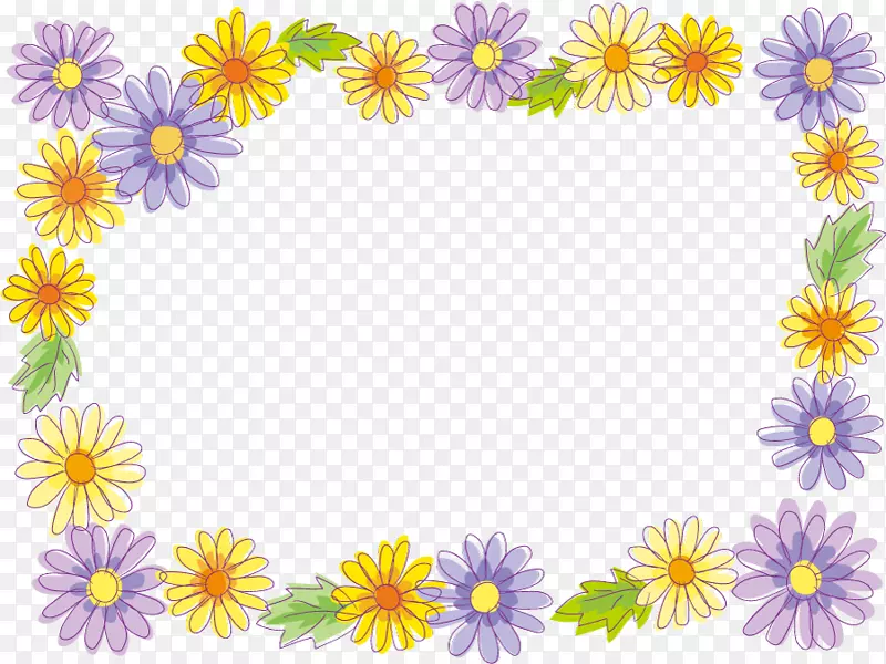 花卉摄影插图.彩色花卉背景