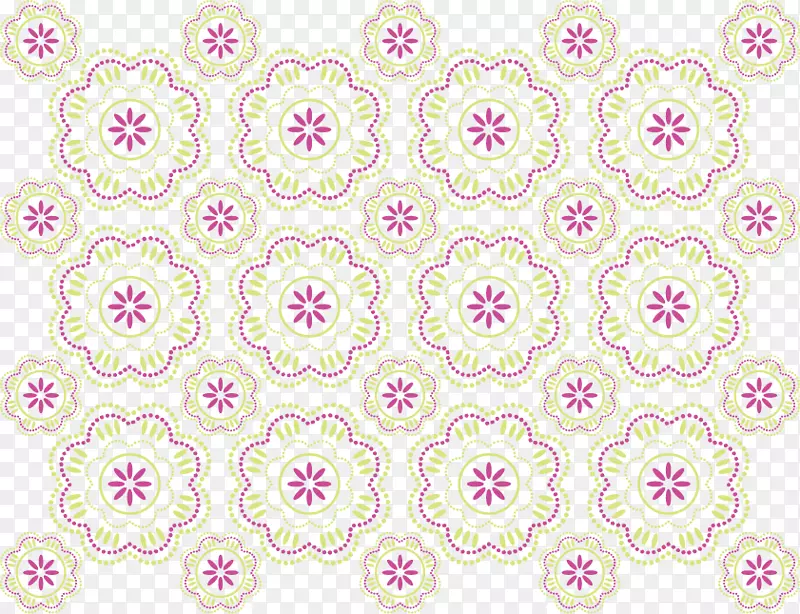 纺织花瓣图案-美丽的花卉图案