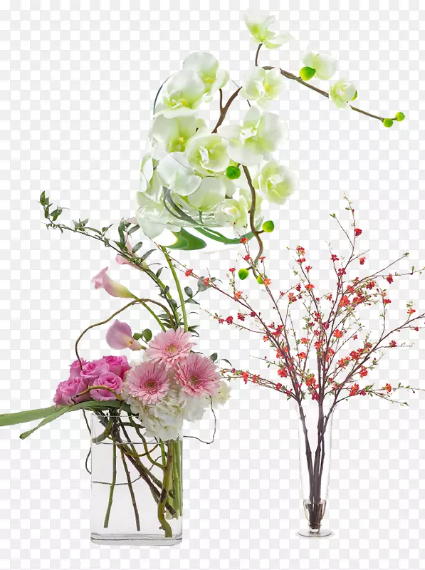 鲜花花束-小鲜花玻璃