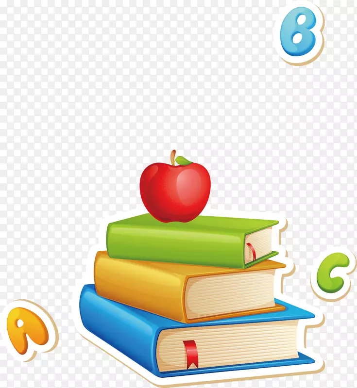 蒙台梭利教育、幼儿教育、学前教育-可爱的卡通书籍
