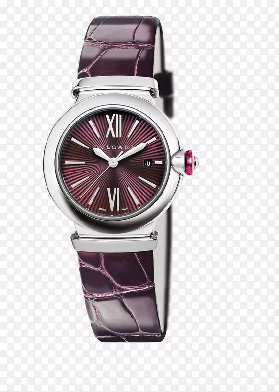 宝格丽手表珠宝饰带-宝格丽手表紫色手表女式