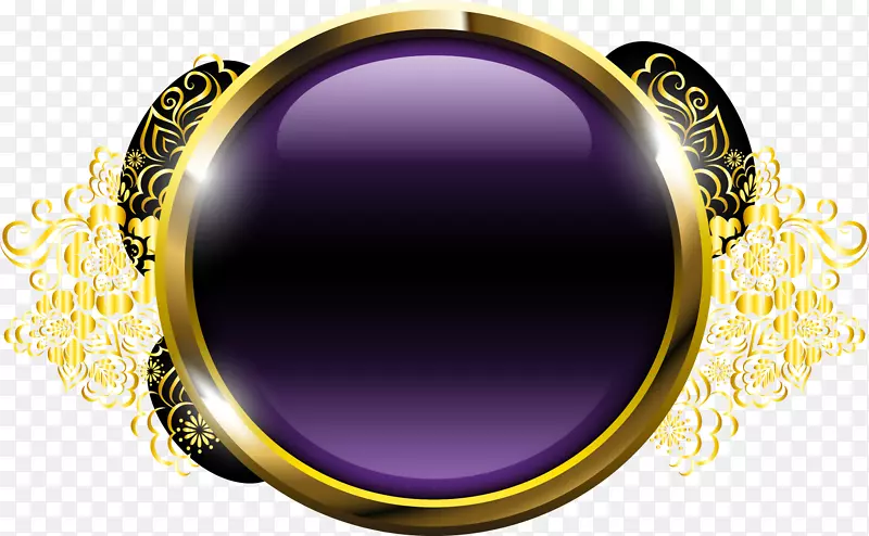 紫色卡通-卡通紫色圆圈