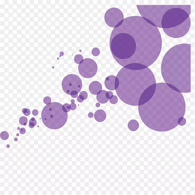 墨刷-紫色圆