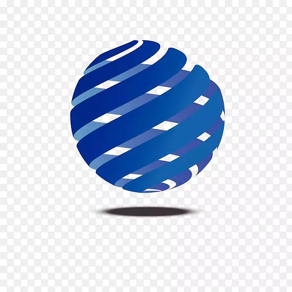 商标摄影免版税插图-蓝色圆圈