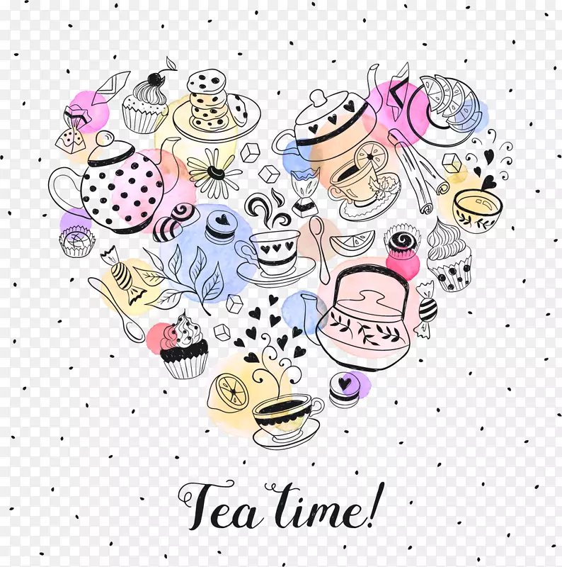 茶会咖啡茶壶海报-咖啡海报设计载体材料