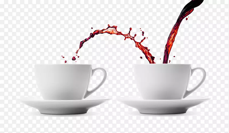 咖啡牛奶喝咖啡豆-创意水印咖啡饮料广告