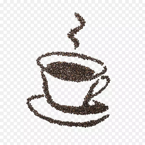 咖啡豆咖啡杯摄影-一杯咖啡