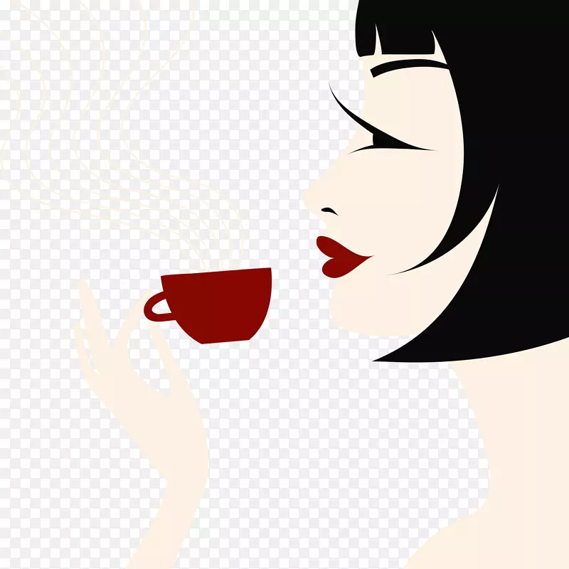 冰咖啡茶馆-咖啡创意装饰海报