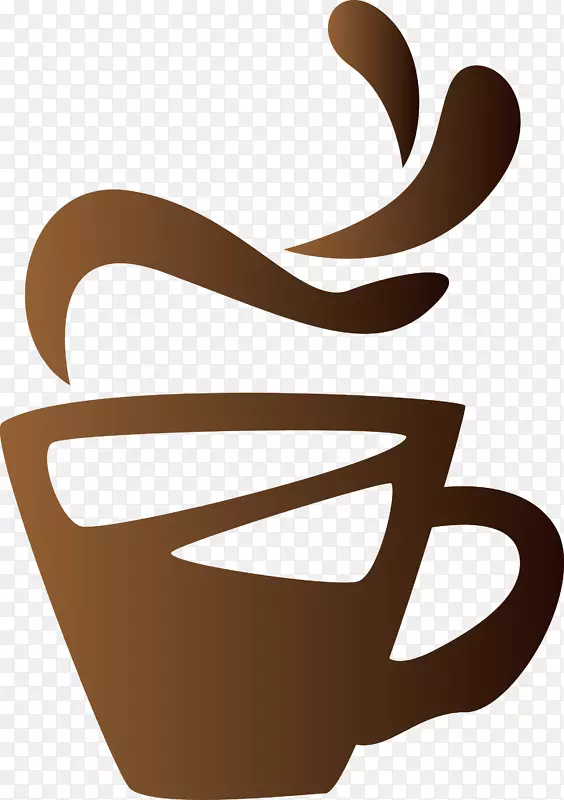 冰咖啡拿铁茶咖啡厅-逐渐优雅的咖啡图标