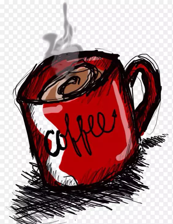 咖啡杯茶杯咖啡杯红咖啡杯