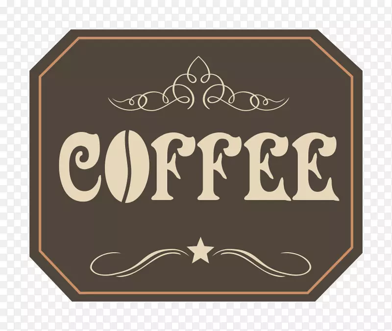 咖啡豆茶叶咖啡厅模板-英国咖啡标签载体